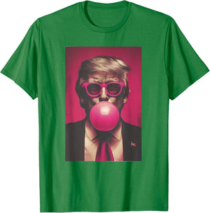 President Donald Trump Bubble Gum 2024 T-Shirt - T-Shirt | Irish Green
