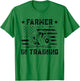 Farmer In Training US American Flag Design For Future Farmer T-Shirt - T-Shirt | Irish Green