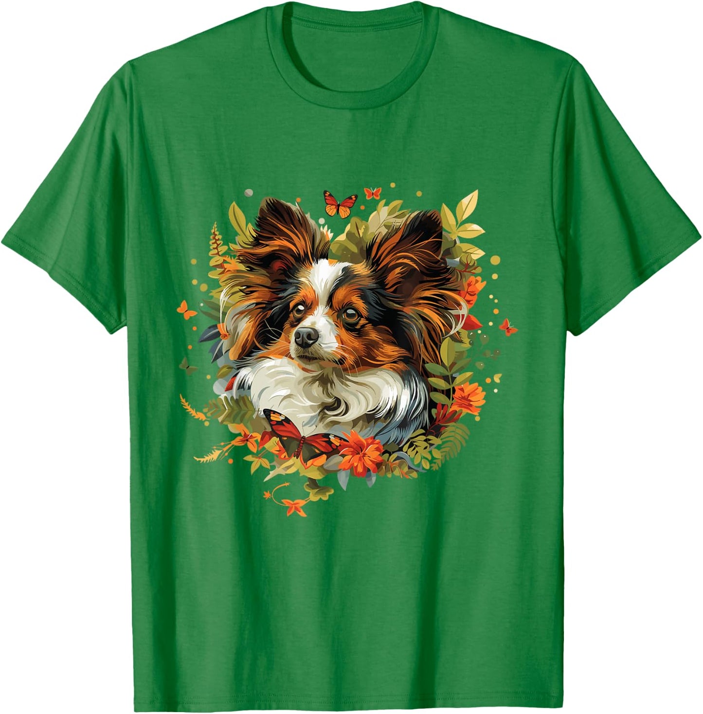 Naturecore - autumnal Papillon T-Shirt - T-Shirt | Irish Green