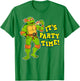 Teenage Mutant Ninja Turtles Leonardo Party Time T-Shirt - T-Shirt | Irish Green