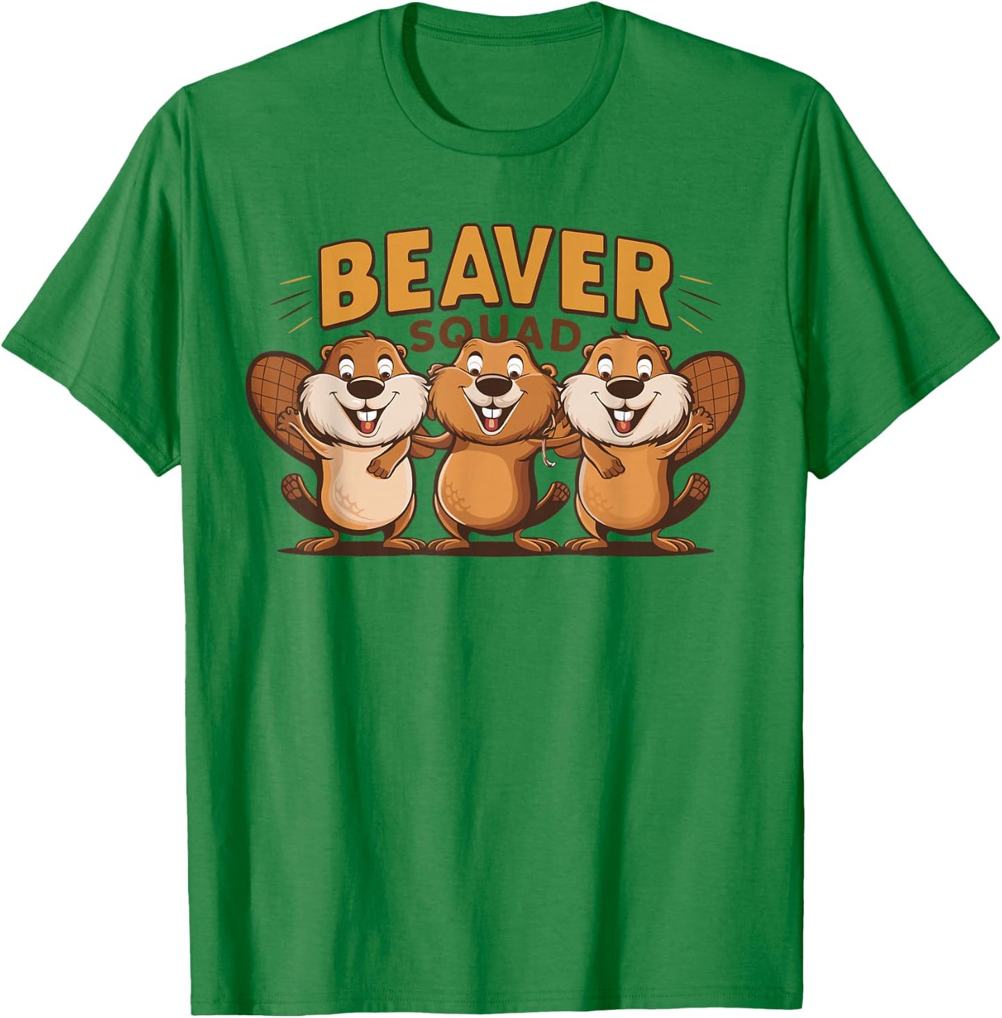 Beaver Squad Kids T-Shirt - T-Shirt | Irish Green
