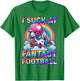 Funny I Suck At Fantasy Football Unicorn Rainbow Loser Meme T-Shirt - T-Shirt | Irish Green