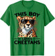 Funny Cheetah Animal This Boy Loves Cheetahs T-Shirt - T-Shirt | Irish Green