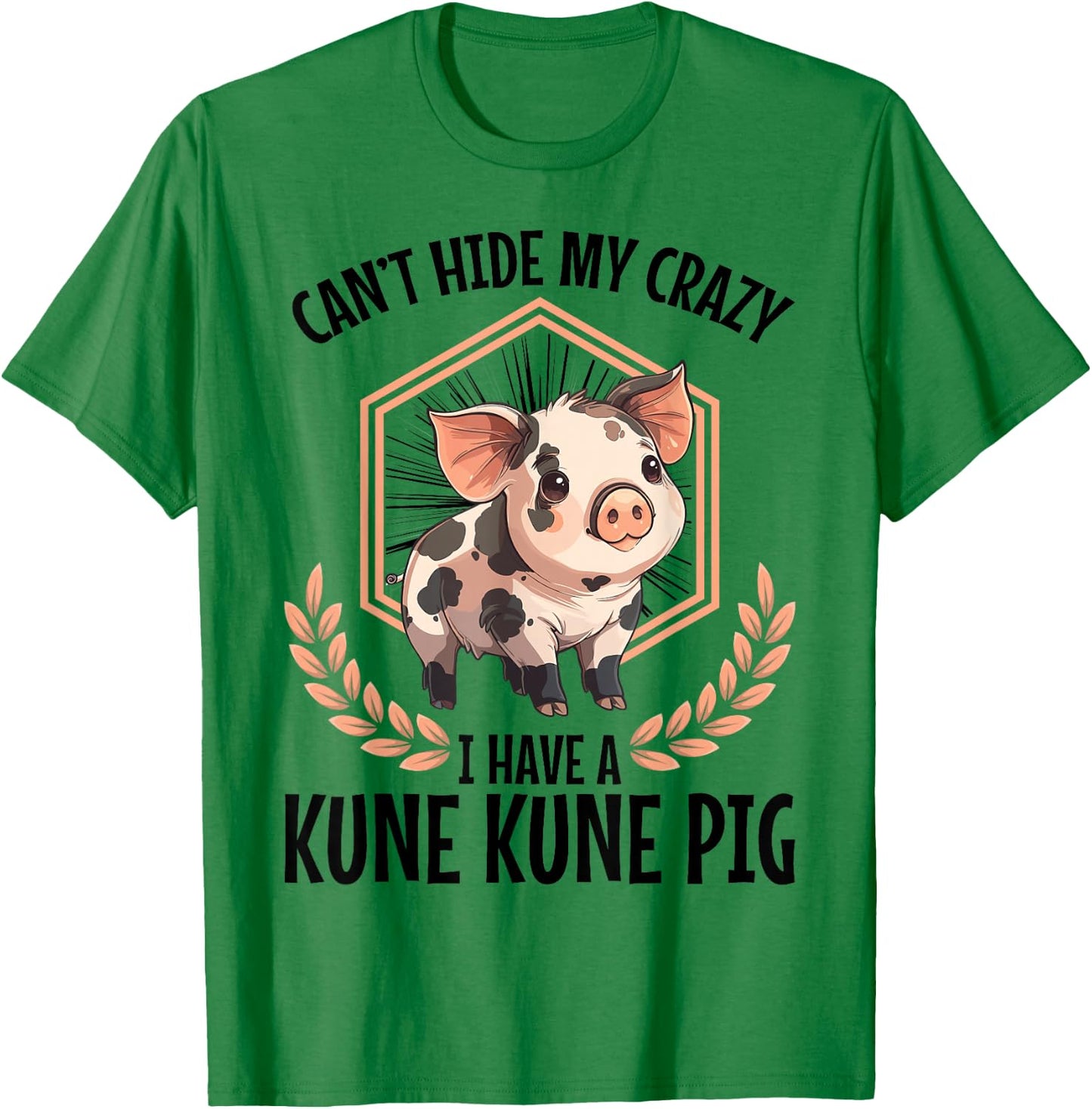 Kune Kune Pig Dad Pig Breeder Supplies Kunekune Pig T-Shirt - T-Shirt | Irish Green