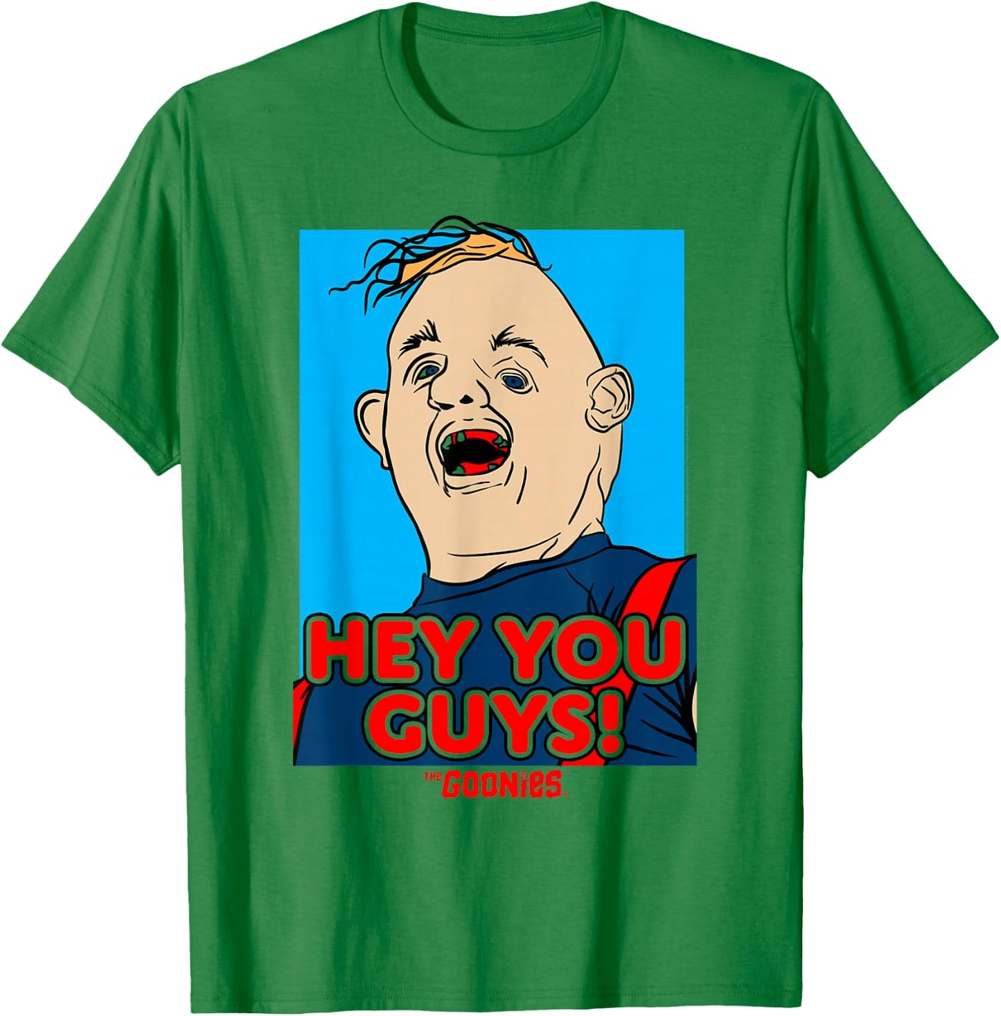 The Goonies Sloth Hey You Guys T-Shirt - T-Shirt | Irish Green