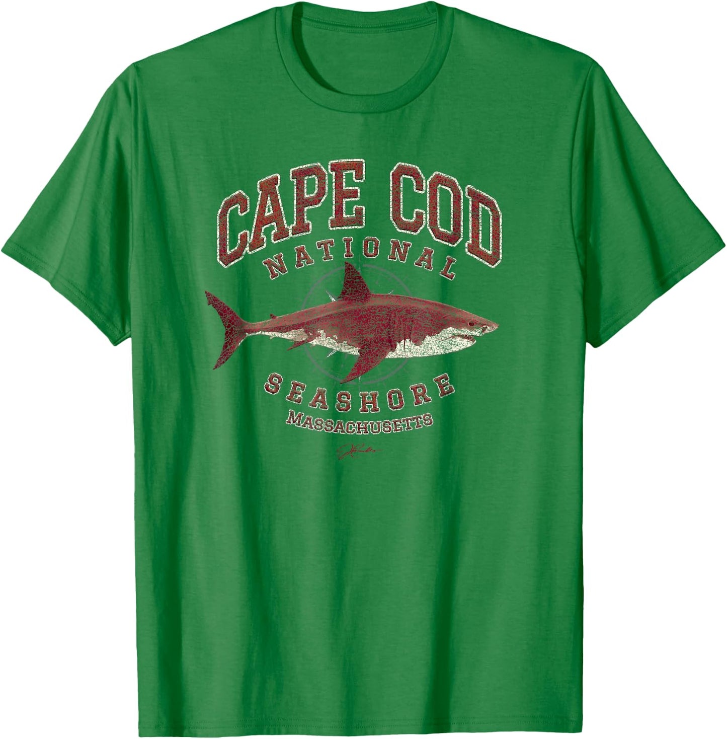 JCombs: Cape Cod National Seashore, Massachusetts T-Shirt - T-Shirt | Irish Green