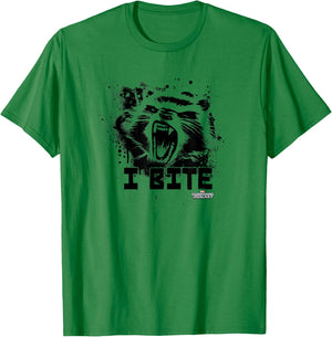 Marvel Guardians of The Galaxy Rocket Raccoon I Bite! Small T-Shirt - T-Shirt | Irish Green