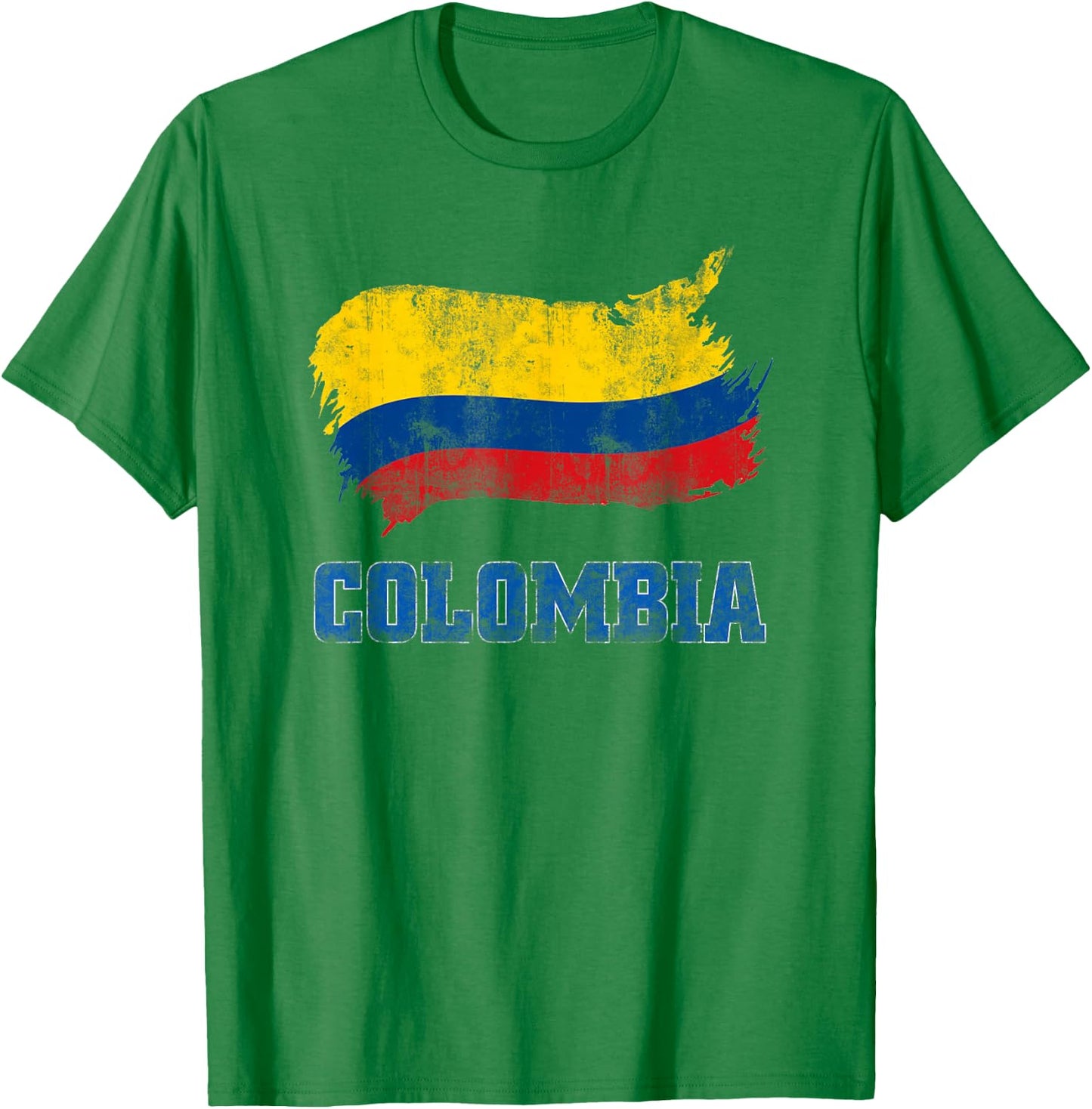 Colombia Flag Design Columbian Men Women Clothing Outfit T-Shirt - T-Shirt | Irish Green