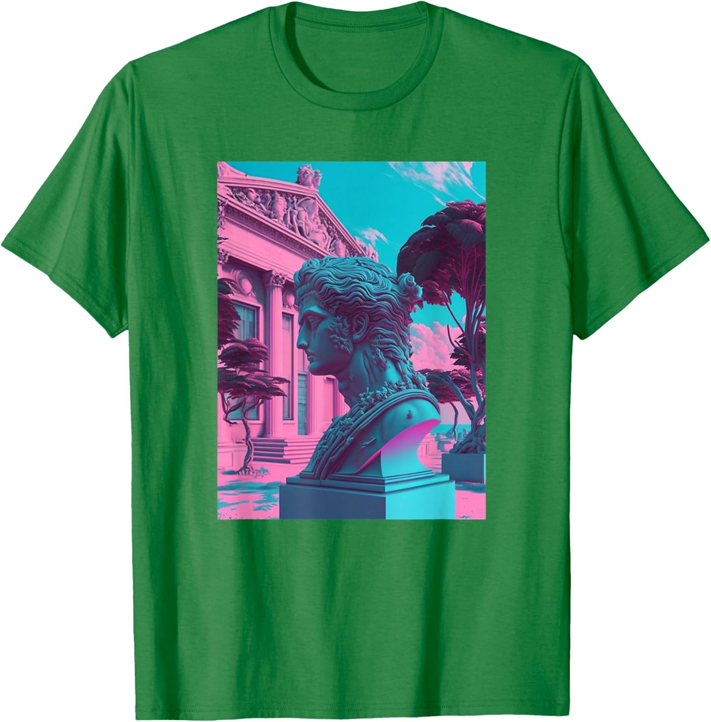 Vaporwave Aesthetic - Trippy Vapor Wave T-Shirt - T-Shirt | Irish Green