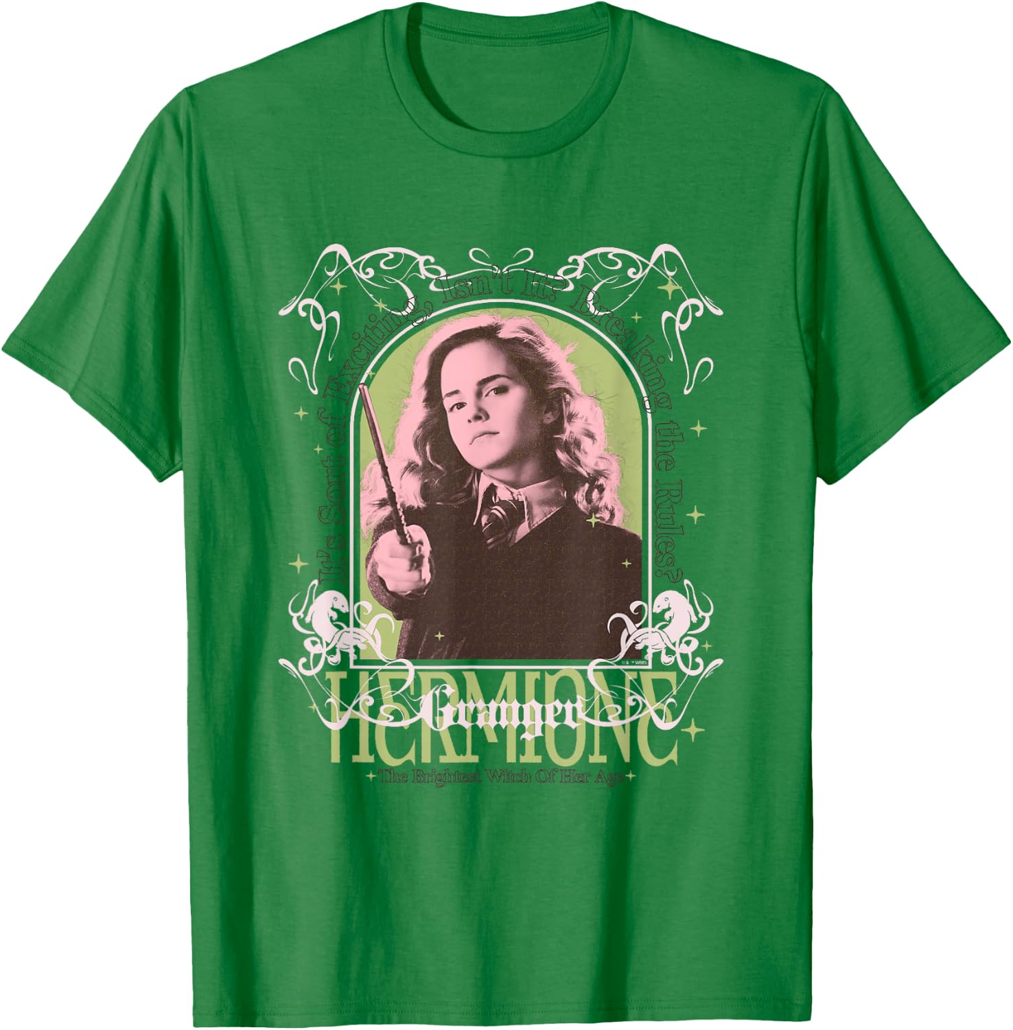 Harry Potter Hermione Granger Brightest Witch Of Her Age T-Shirt - T-Shirt | Irish Green