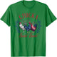 Chicka Boom Boom Cute Chicken Retro 4th of July America Men T-Shirt - T-Shirt | Irish Green