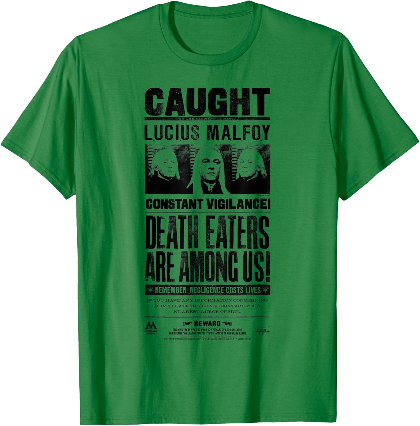 Harry Potter Lucius Malfoy Caught Poster T-Shirt - T-Shirt | Irish Green