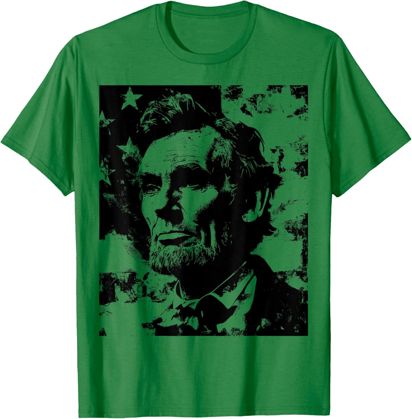 4th Of July Abraham Lincoln History Teacher President T-Shirt - T-Shirt | Irish Green