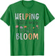 Women Spring Helping Little Ones Bloom Wildflower NICU Nurse T-Shirt - T-Shirt | Irish Green