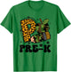 Cute Camo Pre K Back To School Funny Teacher Kid Preschool T-Shirt - T-Shirt | Irish Green