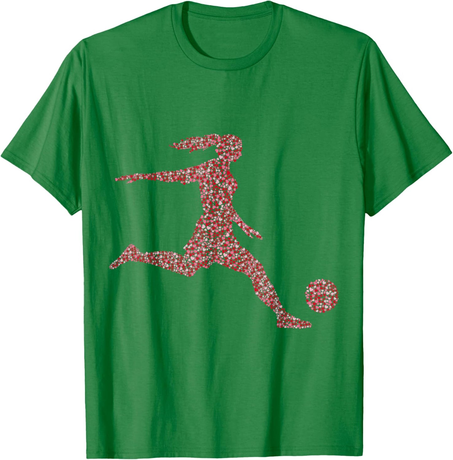 Football Girl's Football, Football, Footballer, Women T-Shirt - T-Shirt | Irish Green