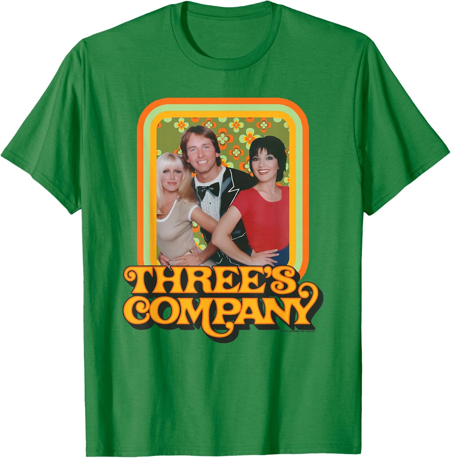 Three's Company Roomies Vintage Eighties Classic T-Shirt - T-Shirt | Irish Green