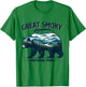Hiking Camping Great Smoky Mountains National Park Bear T-Shirt - T-Shirt | Irish Green
