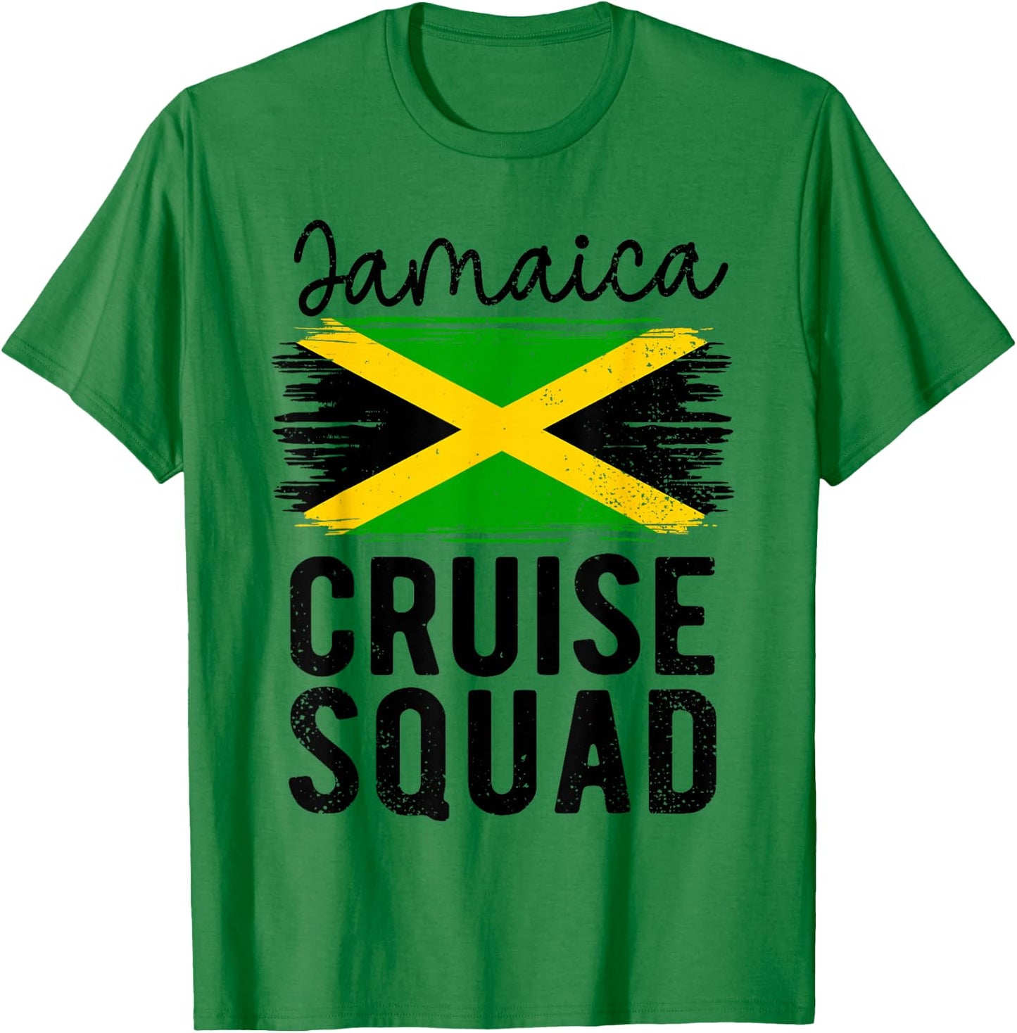 Jamaica Cruise Squad 2025 Jamaican Family Matching Cruise T-Shirt - T-Shirt | Irish Green