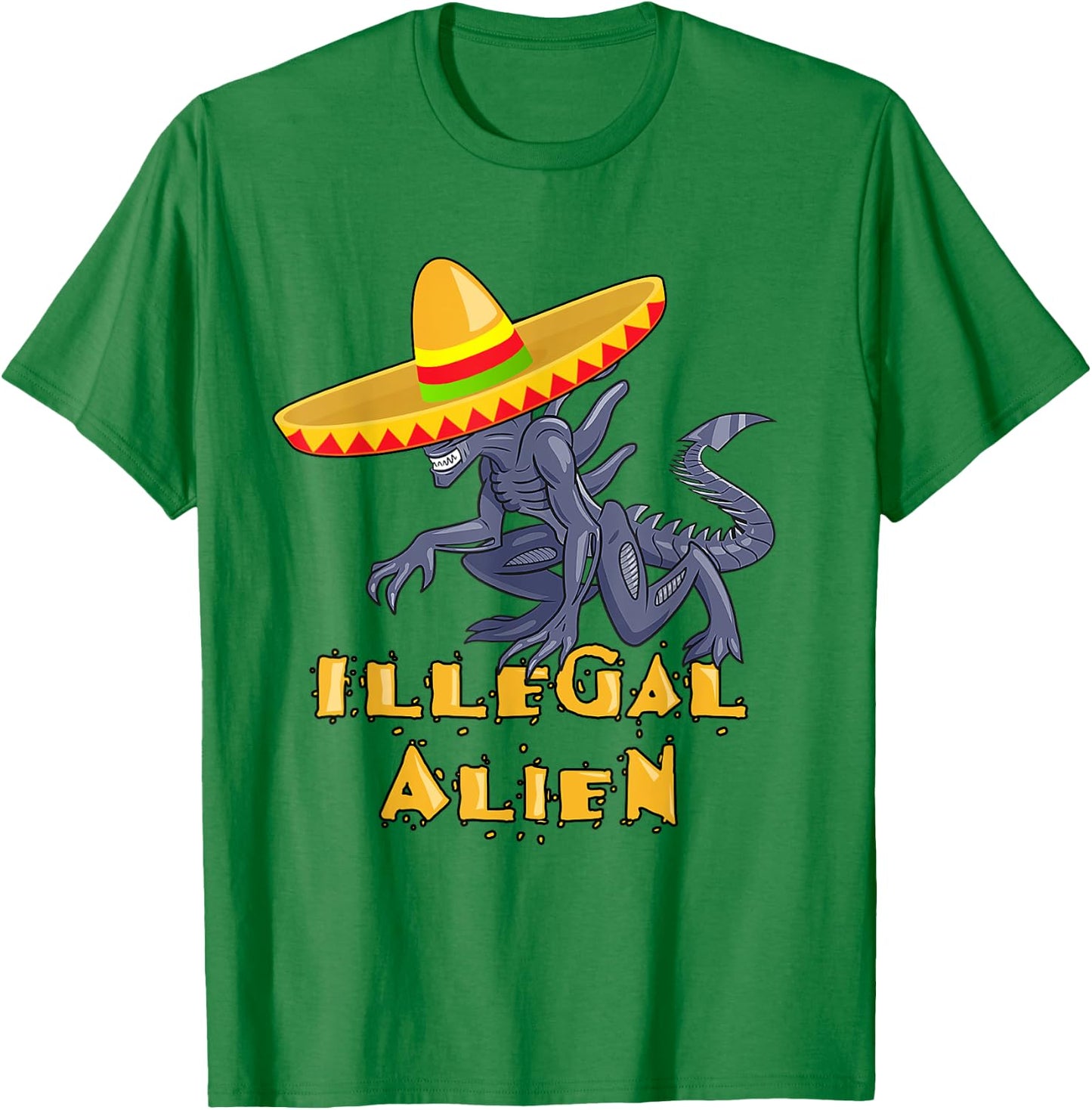 Illegal Alien T-Shirt - T-Shirt | Irish Green