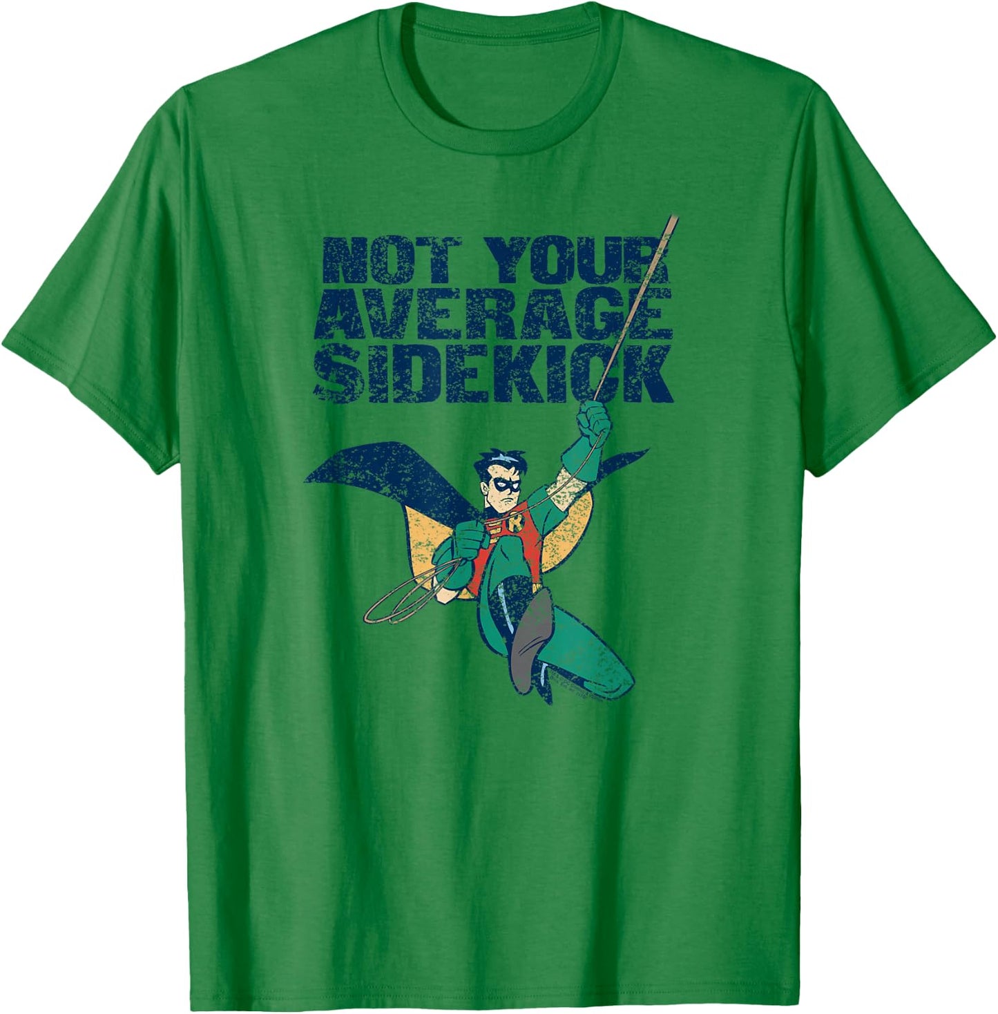 Batman: The Animated Series Robin Not Average T-Shirt - T-Shirt | Irish Green