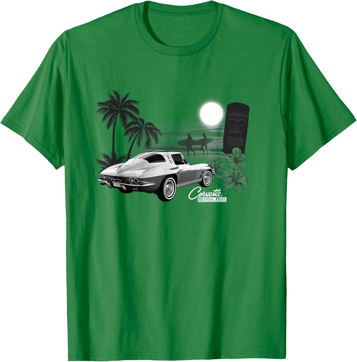 Chevrolet Corvette Sting Ray | #35394 T-Shirt - T-Shirt | Irish Green