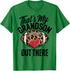 That's My Grandson Out There Football Mom Grandma Women T-Shirt - T-Shirt | Irish Green