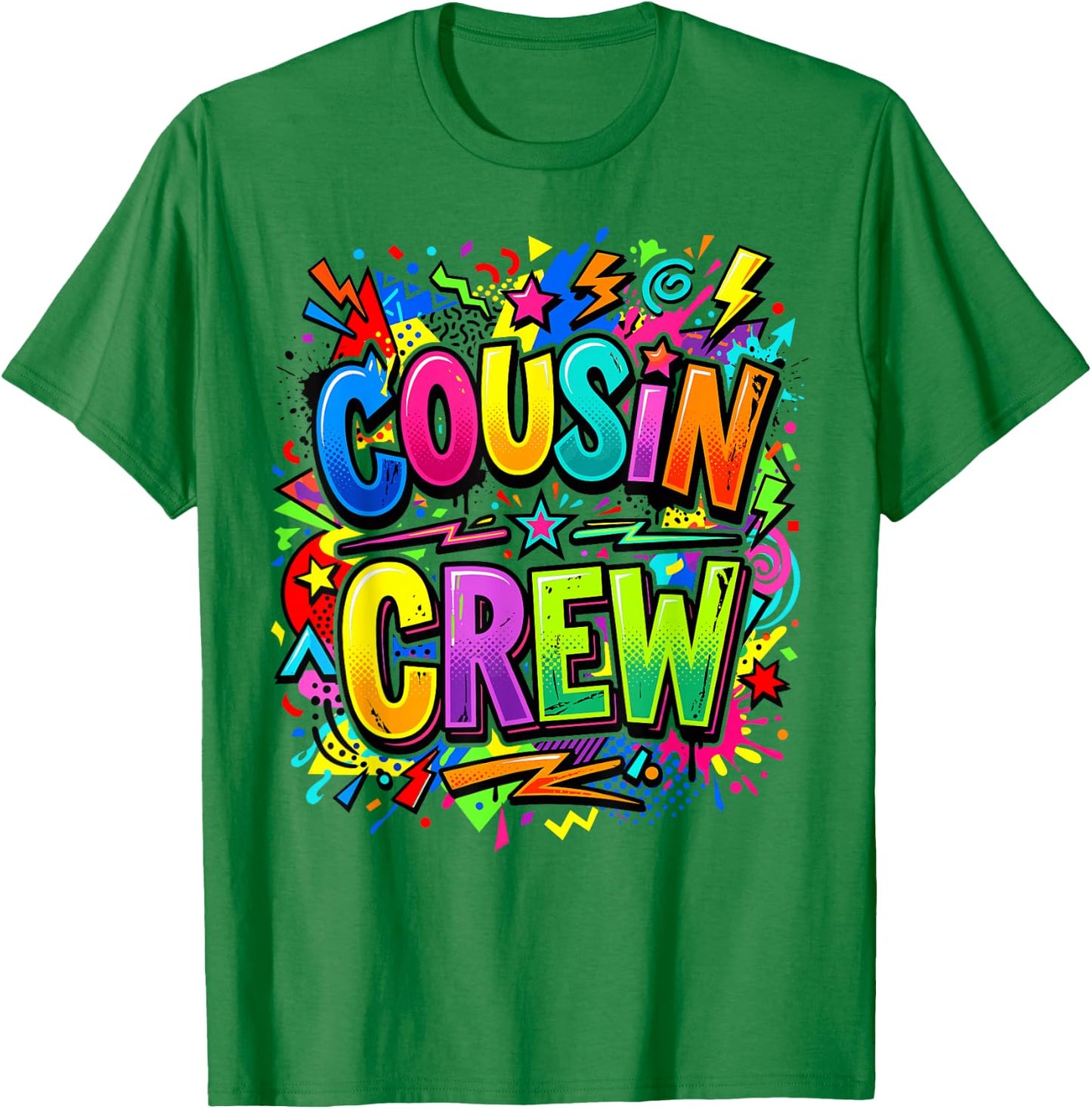Cousin Crew Squad Family Matching Boys Girls Kids T-Shirt - T-Shirt | Irish Green
