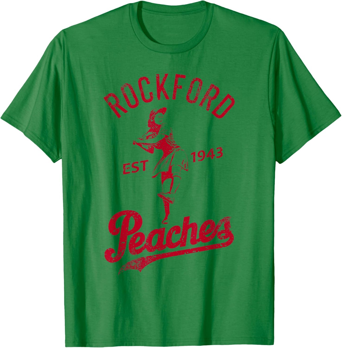 Rockford 1943 Peaches Vintage T-Shirt - T-Shirt | Irish Green