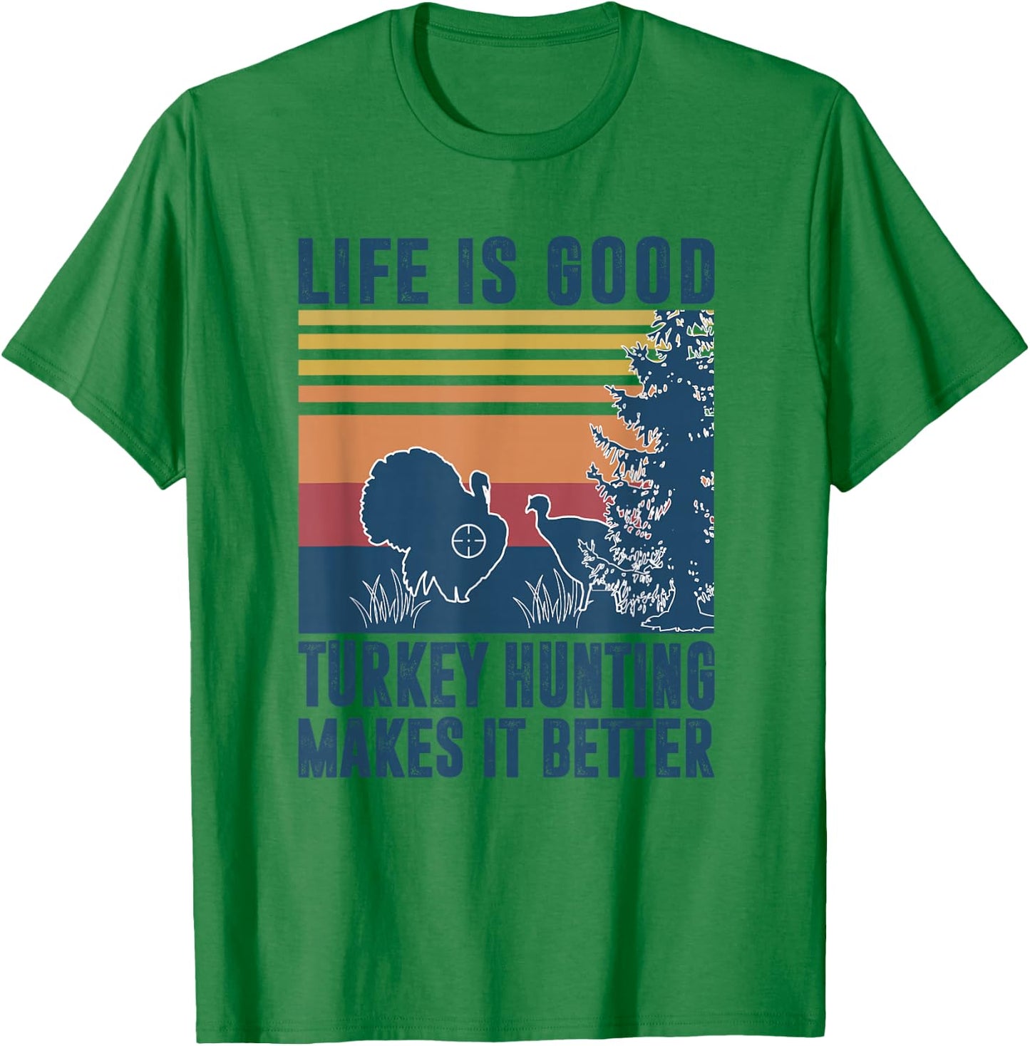 Turkey Hunting Gifts Men Women Wild Turkey Hunter T-Shirt - T-Shirt | Irish Green