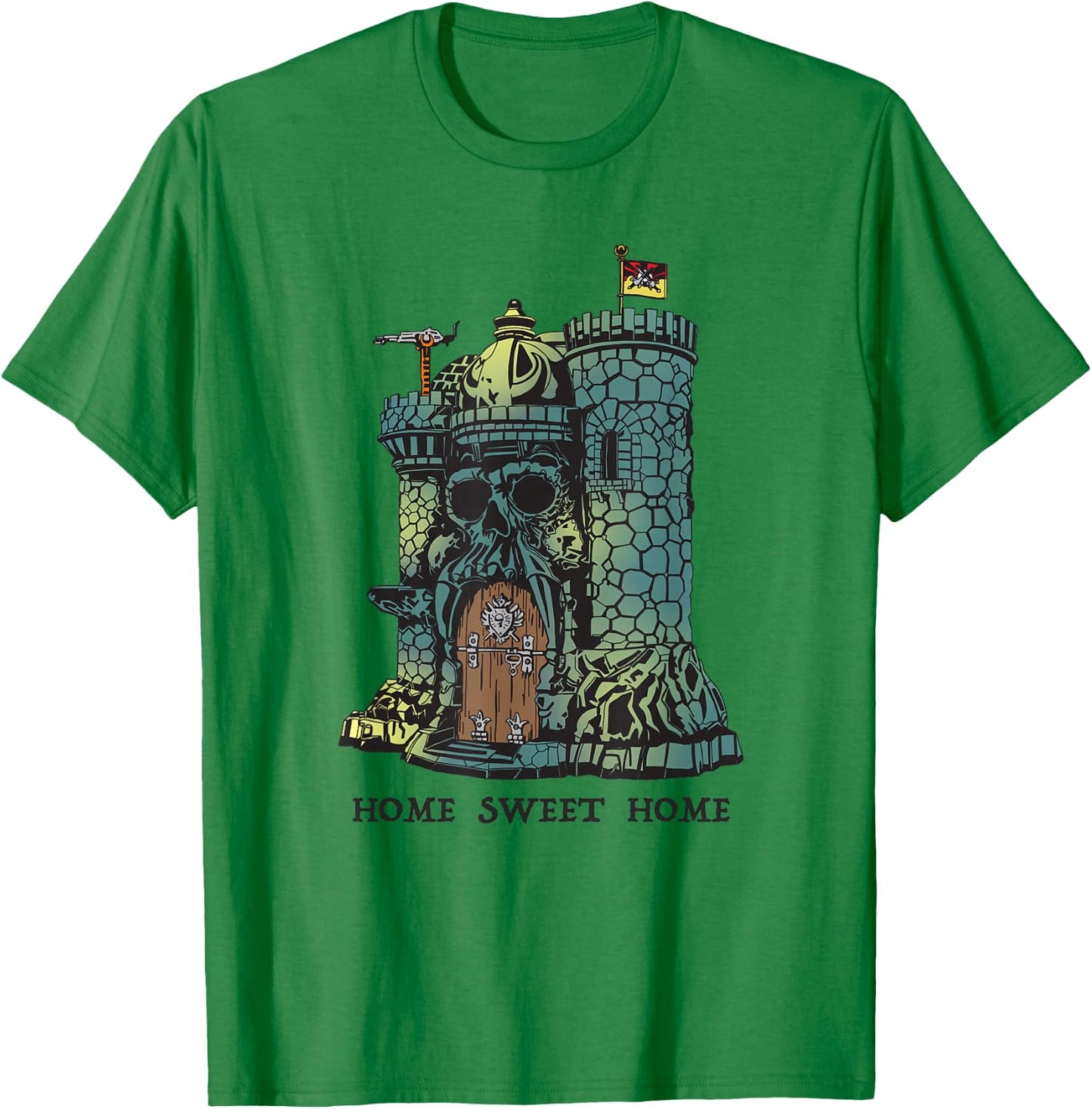 Home Sweet Home Castle He Man Toy 1980 T-Shirt - T-Shirt | Irish Green