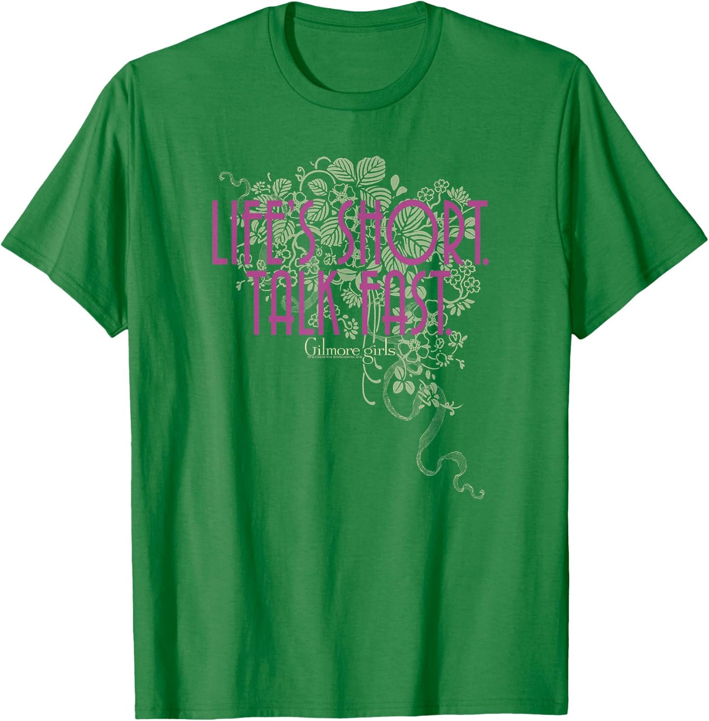 Gilmore Girls Life's Short. Talk Fast. T-Shirt - T-Shirt | Irish Green