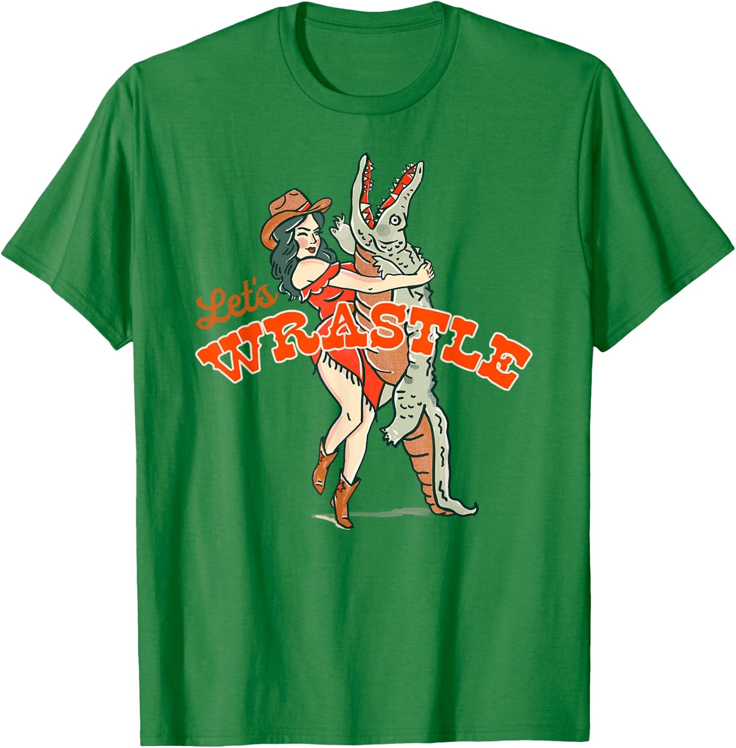 Southern Country Cowgirl Babe Shirt Y'allternative Cowgirls T-Shirt - T-Shirt | Irish Green