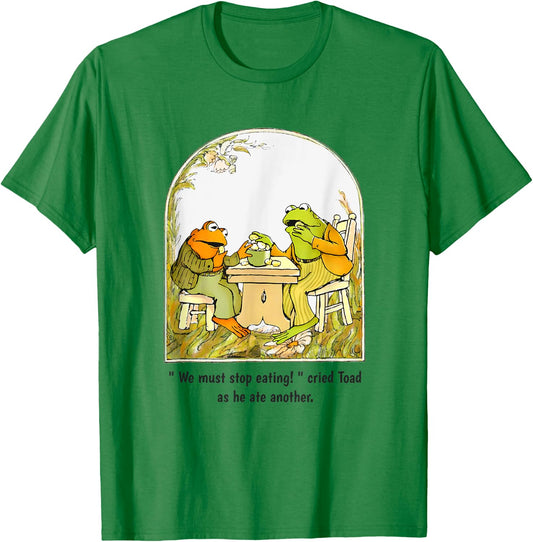 We Must Stop Eating Cried Toad as He Ate Another Frog Meme T-Shirt - T-Shirt | Irish Green