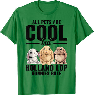 Holland Lop Bunny Costume Bunny Food Holland Lop Bunny T-Shirt - T-Shirt | Irish Green