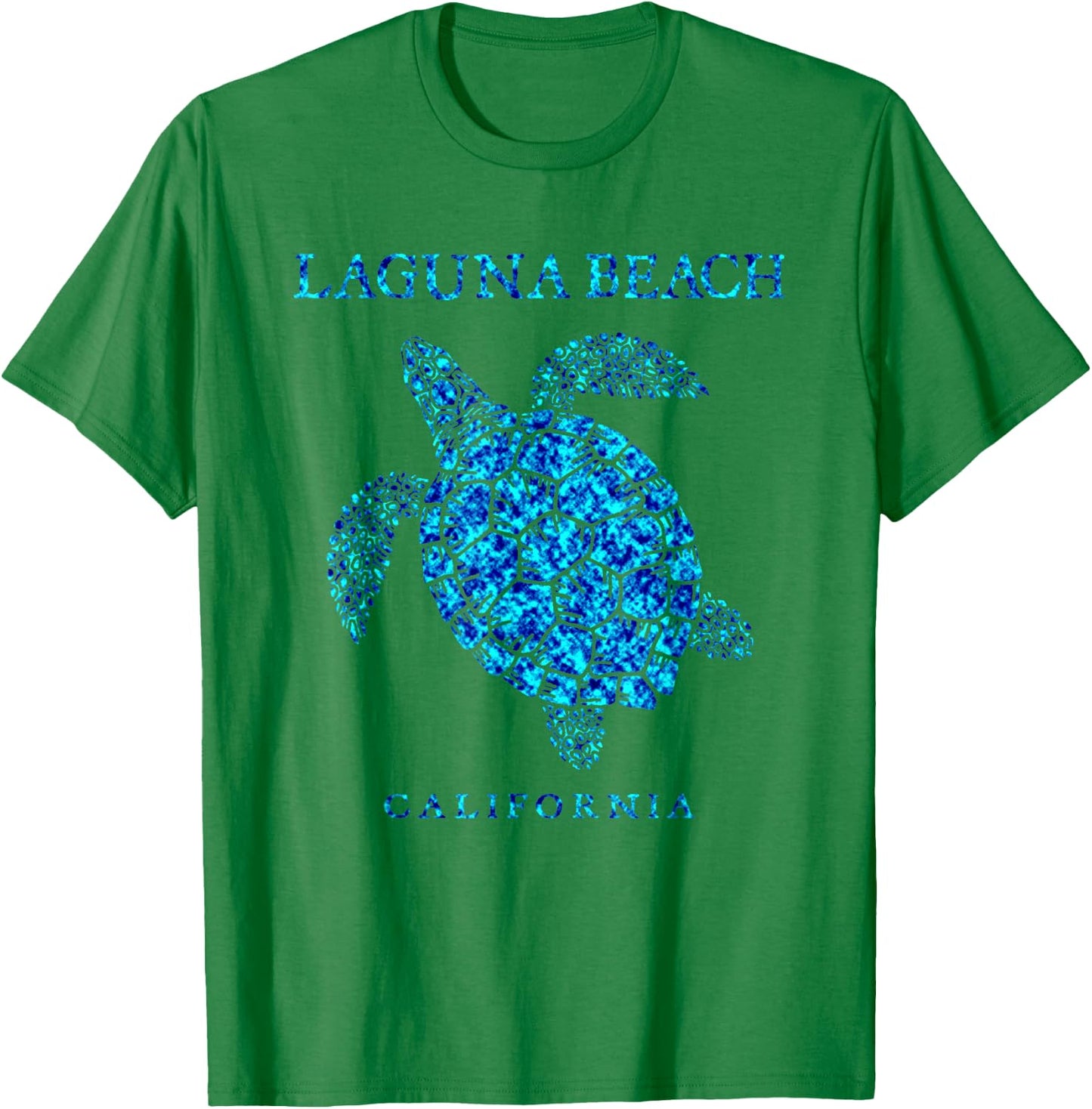Laguna Beach California Sea Turtle Souvenir Girls Boys T-Shirt - T-Shirt | Irish Green