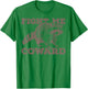 Fight Me Coward Funny Raccoon Vintage T-Shirt - T-Shirt | Irish Green
