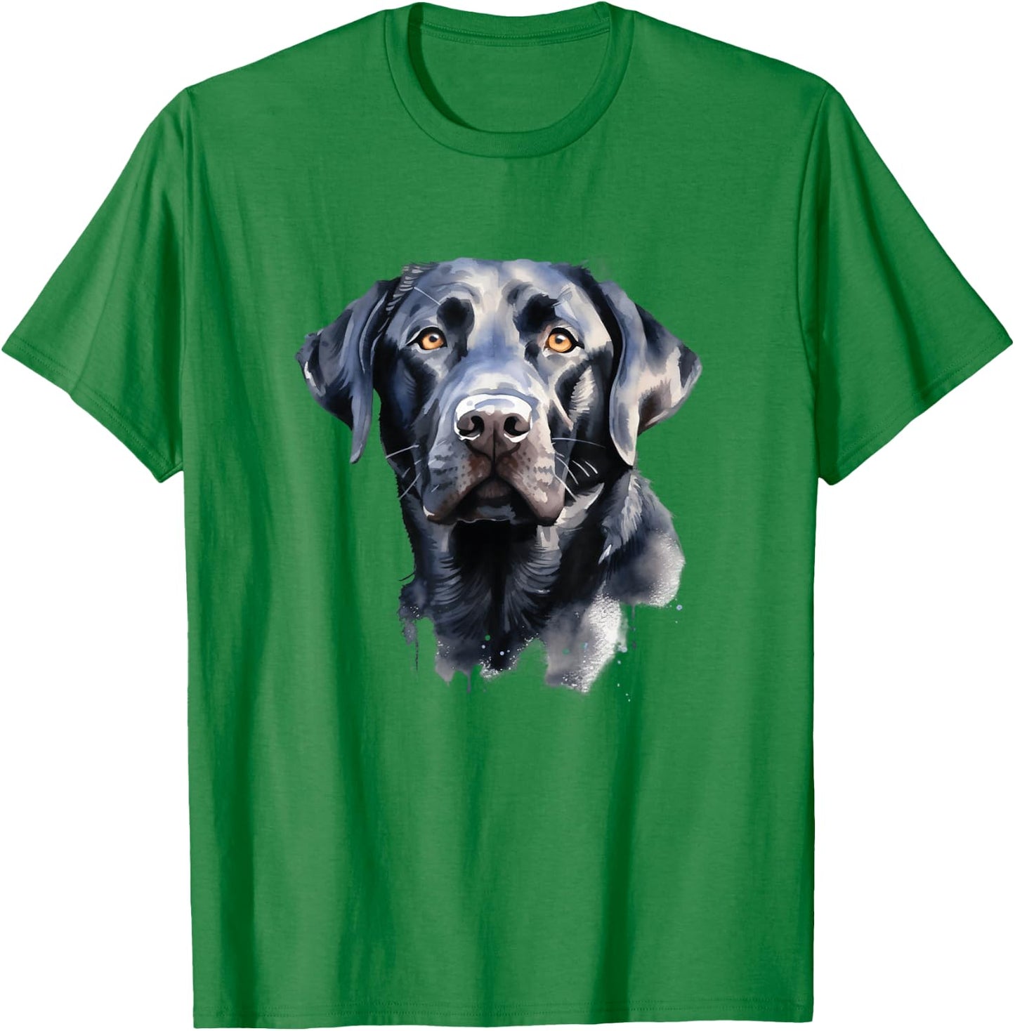 Dog Black Labrador Retriever T-Shirt - T-Shirt | Irish Green