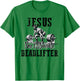 Jesus The Ultimate Deadlifter Workout Gym and Faith T-Shirt - T-Shirt | Irish Green