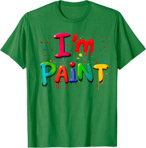 I Love to Finger Paint Matching Couples Valentine I'm Paints T-Shirt - T-Shirt | Irish Green