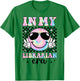 In My Librarian Era Groovy Tie Dye Back To School Funny T-Shirt - T-Shirt | Irish Green