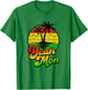 Yeah Mon Vintage Jamaica Summer Vacation Jamaican Retro T-Shirt - T-Shirt | Irish Green