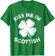 Kiss Me I'm Scottish St Patricks Day Scotland T-Shirt - T-Shirt | Irish Green