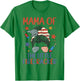 4th Of July Birthday Mama Of The Little Firecracker For Mom Men T-Shirt - T-Shirt | Irish Green