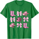 Cute Pink Coquette Bows Cowgirl Western Esthetics Women Girl T-Shirt - T-Shirt | Irish Green