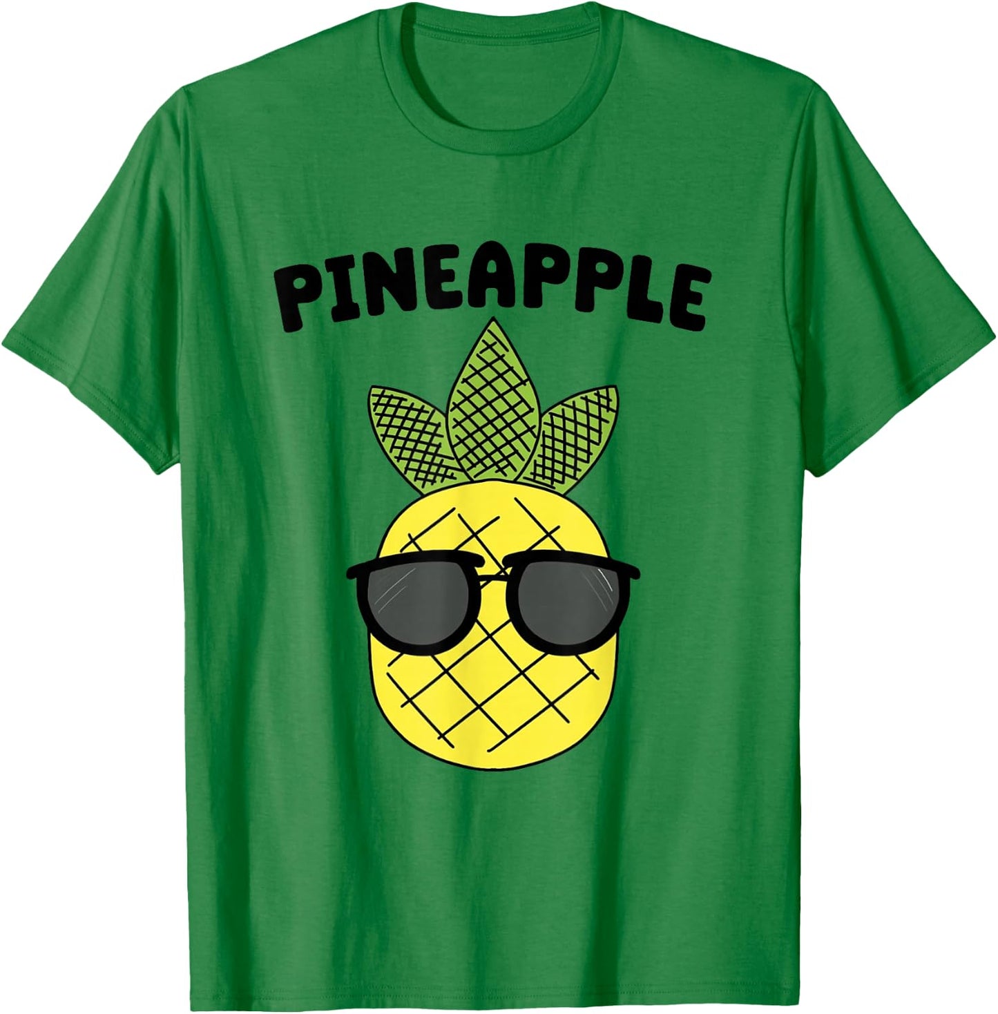 Kids Pineapple Shirt For Boys Or Girls | Cute Pineapple Gift T-Shirt - T-Shirt | Irish Green