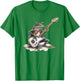 Frog Playing Guitar T-Shirt - T-Shirt | Irish Green