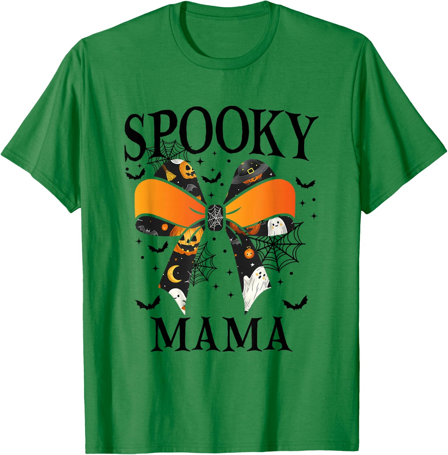 Spooky Mama & Mini Halloween Matching Spooky Season T-Shirt - T-Shirt | Irish Green