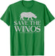 Save The Winos T-Shirt - T-Shirt | Irish Green