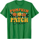 Pumpkin Patch Crew Retro Fall Autumn Thanksgiving T-Shirt - T-Shirt | Irish Green